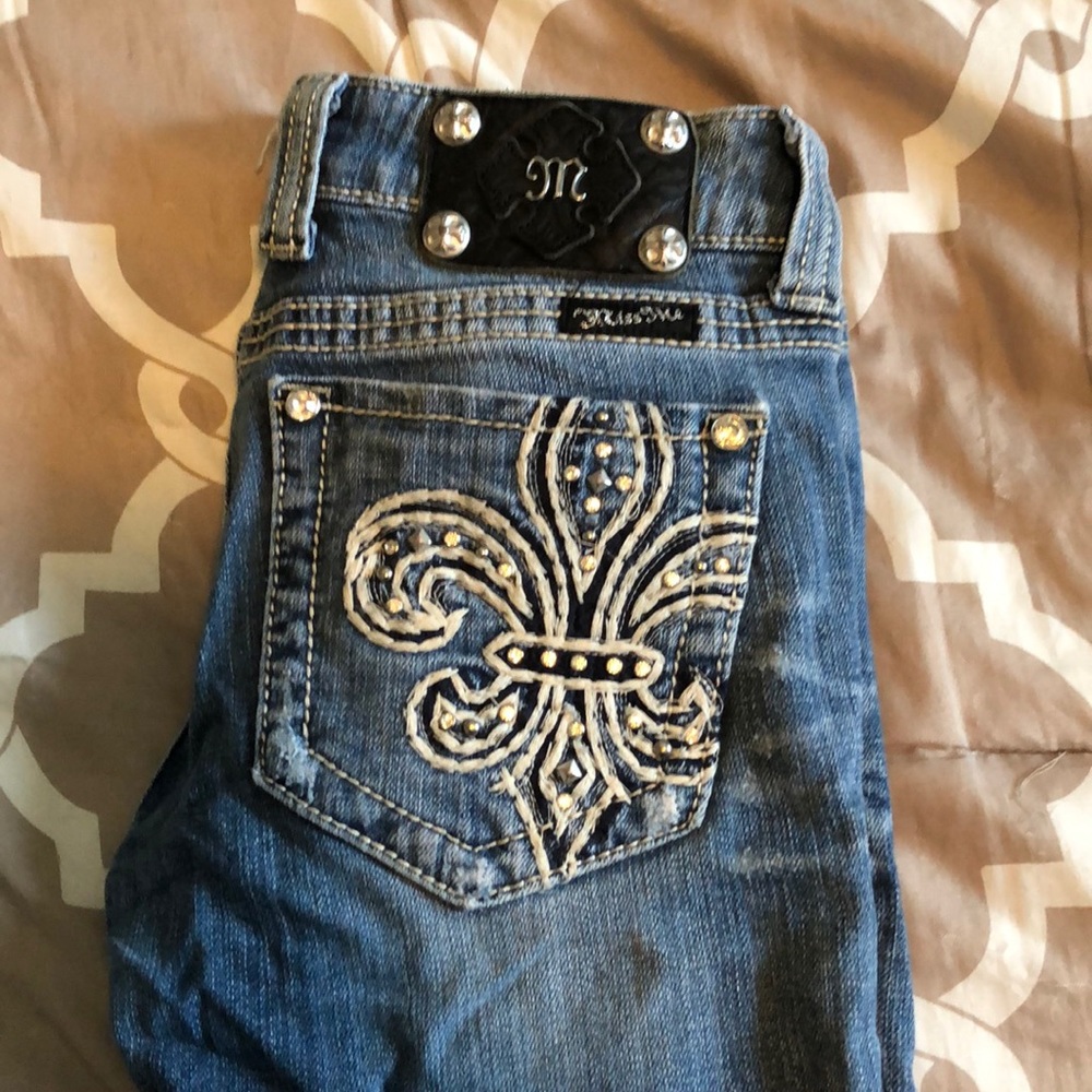 Miss Me Embellished Bootcut Jeans